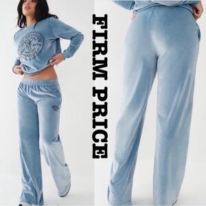 TRUE RELIGION Cute Baby Blue Velour Pants